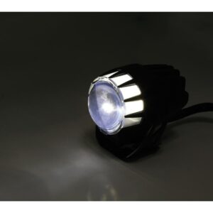Dual-Stream 1 3/4" Headlight Black LED