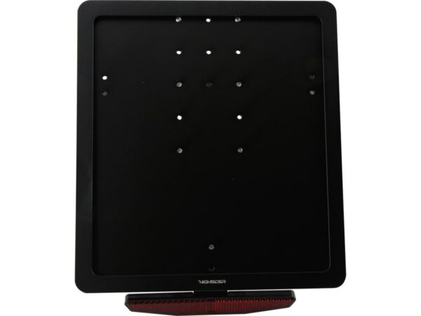 License Plate Frame German Size 180 x 200mm Black Anodized — изображение 4