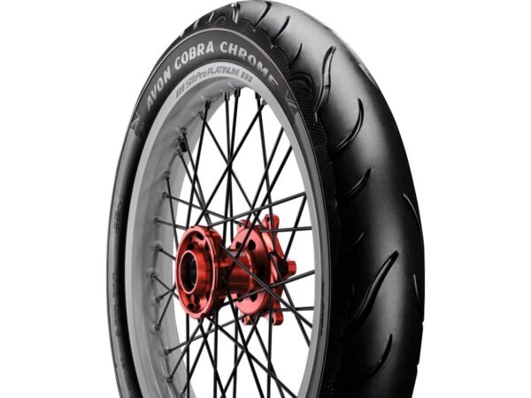 Cobra Chrome Tire 120/70-21 68V TL Reinforced Black Wall — изображение 2