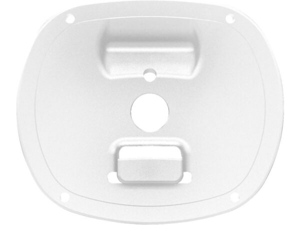 Mid-Mount License Plate Base Plate Adapter Aluminium Polished