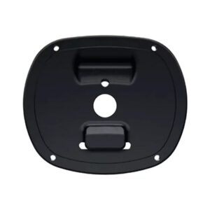 Mid-Mount License Plate Base Plate Adapter Black
