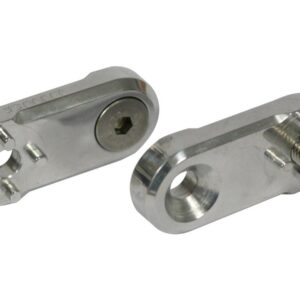 Flex Peg Adapters Aluminium Polished 22 mm