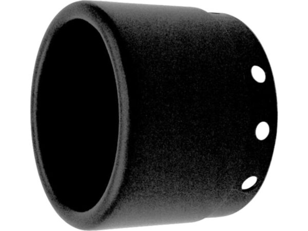 3,5" Bootlegger End Cap Straight Black 3,5"
