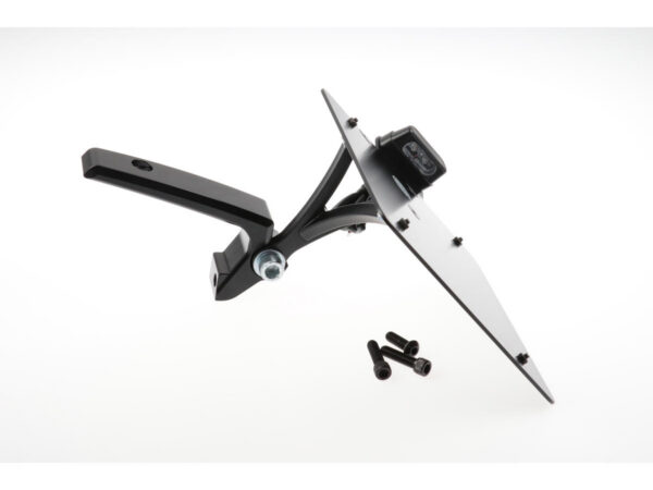 Sidemount License Plate Bracket Kit Austria 210 x 170 mm Black Powder Coated — изображение 3