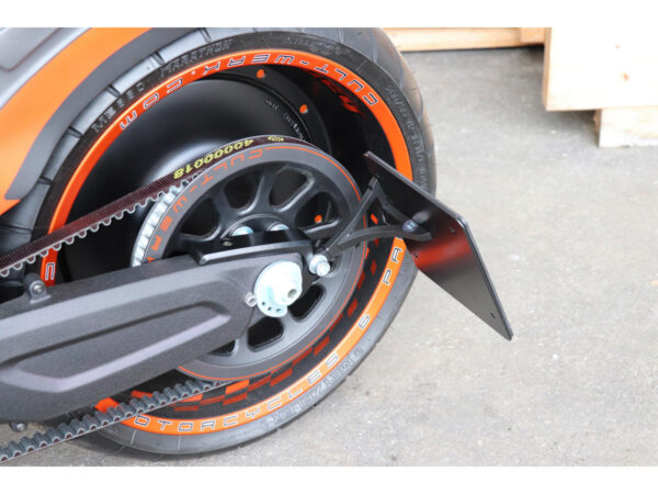 Sidemount License Plate Bracket Kit Austria 210 x 170 mm Black Powder Coated — изображение 5
