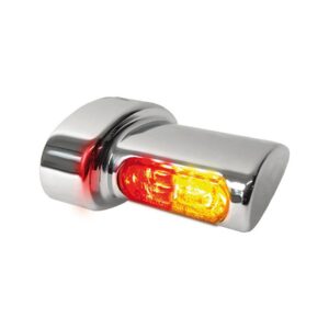 Winglet Micro 3 in 1 LED Turn Signal/Tailight/Brake Light Chrome Smoke LED