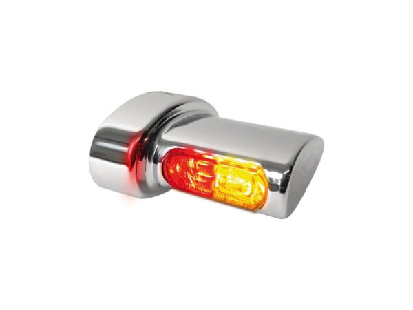 Winglet Micro 3 in 1 LED Turn Signal/Tailight/Brake Light Chrome Smoke LED