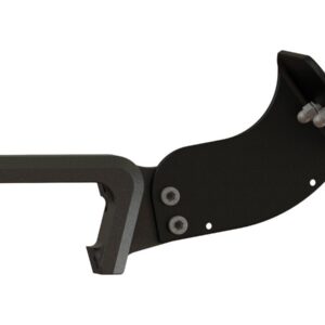 Medium Side Mount License Plate Bracket Black Satin