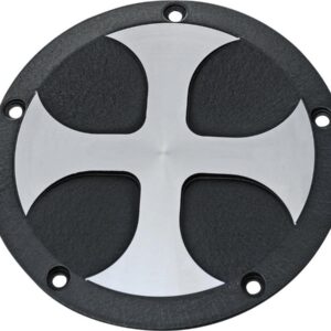 Cross Clutch Cover 5-hole Bi-Color Anodized