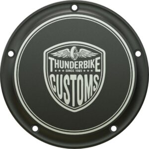 New Custom Clutch Cover 5-hole Black Anodized