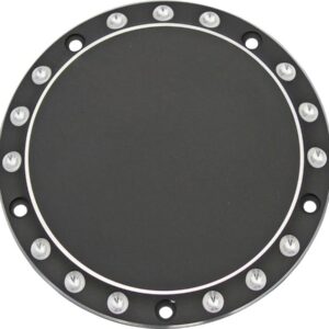 Drilled Clutch Cover 5-hole Bi-Color Anodized