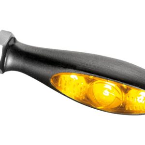 micro S Dark LED Turn Signal Black Tinted LED