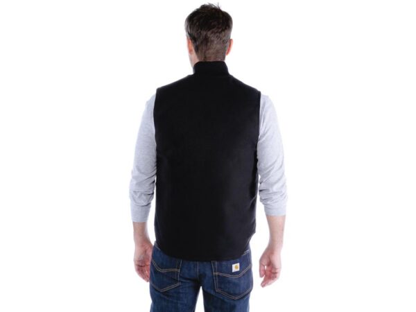 Relaxed Fit Firm Duck Insulated Rib Collar Vest — изображение 4