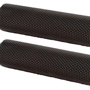 Dual Ring Foot Pegs Black, Anodized
