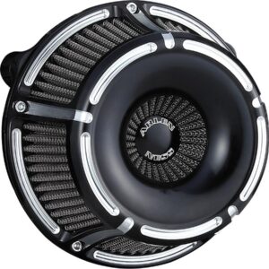 Slot Track Inverted Series Air Cleaner Black Anodized