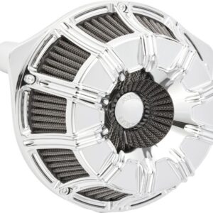 10-Gauge Inverted Series Air Cleaner Chrome