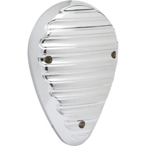 Finned Horn Cover Chrome