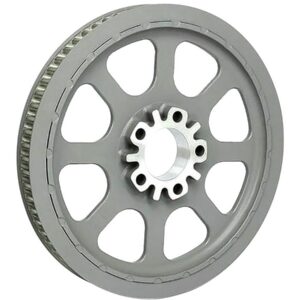 OEM Style Rear Belt Pulley Silver 20 mm 66 teeth