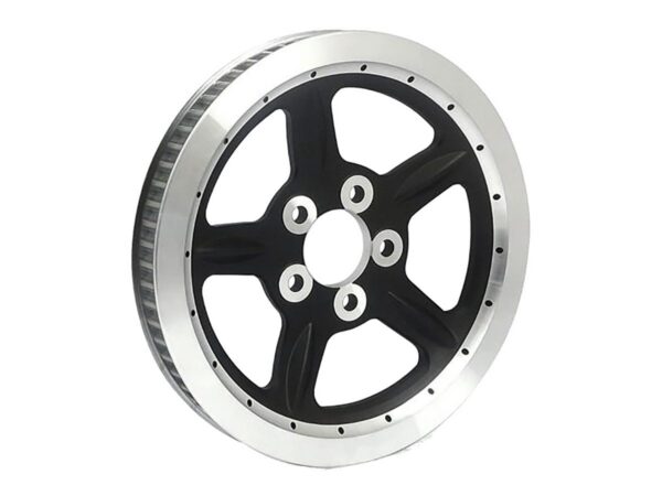 OEM Style Rear Belt Pulley Silver 1 1/8" 68 teeth