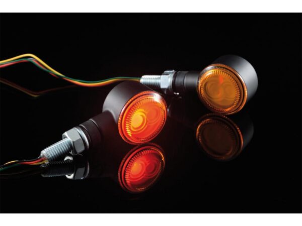D-Light SOL LED Turn Signal/Taillight/Brake Light Flat Black Orange LED — изображение 3