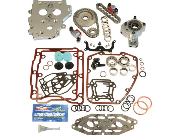OE+ Hydraulic Cam Chain Tensioner Conversion Kit for OEM Splined Chain Drive Cams Hydraulic Cam Chain Tensioner Conversion Kit