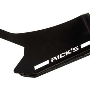 FXDR Stainless Steel License Plate Side Mount Kit German Size, Long Flat Black Satin