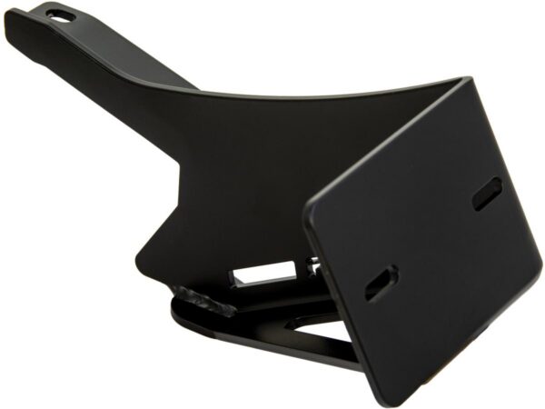 FXDR Stainless Steel License Plate Side Mount Kit German Size, Long Flat Black Satin — изображение 6