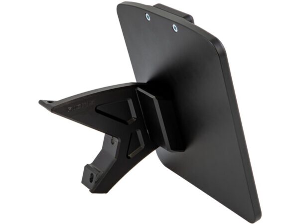 FXDR Aluminum License Plate Side Mount Kit German Size, Short Flat Black Satin — изображение 2