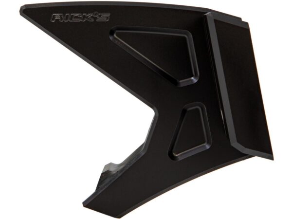 FXDR Aluminum License Plate Side Mount Kit German Size, Short Flat Black Satin — изображение 4