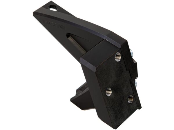 FXDR Aluminum License Plate Side Mount Kit German Size, Short Flat Black Satin — изображение 5
