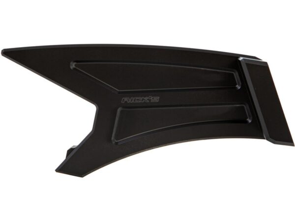 FXDR Aluminum License Plate Side Mount Kit German Size, Long Flat Black Satin