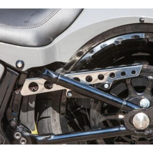Hole Belt Guard for Softail Polished
