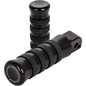 O-Ring Foot Pegs For Softail 18-up Passenger Black, Anodized