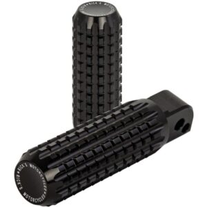 AK4.7 Foot Pegs for Softail 18-up Passenger Black, Anodized