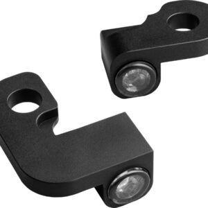 NANO Series LED Turn Signals/Position Light Black Anodized Smoke LED