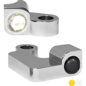 NANO Series LED Turn Signals/Position Light Chrome Smoke LED