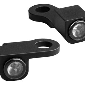 NANO Series LED Turn Signals Black Anodized Smoke LED