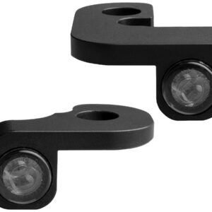 NANO Series LED Turn Signals Black Anodized Smoke LED