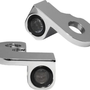 NANO Series LED Turn Signals Chrome Smoke LED