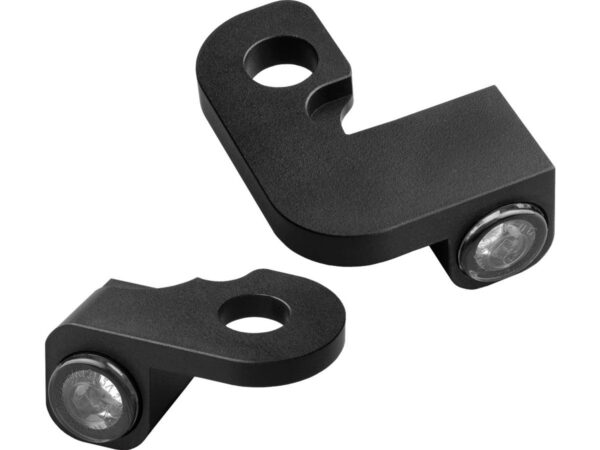 NANO Series LED Turn Signals/Position Light Black Anodized Smoke LED