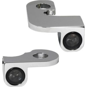 NANO Series LED Turn Signals Chrome Smoke LED