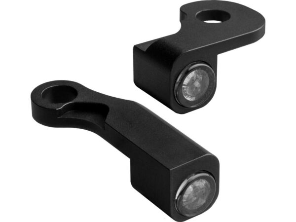 NANO Series LED Turn Signals/Position Light Black Anodized Smoke LED