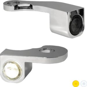 NANO Series LED Turn Signals/Position Light Chrome Smoke LED
