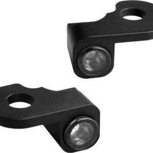 NANO Series LED Turn Signals/Position Light Black Anodized Smoke LED