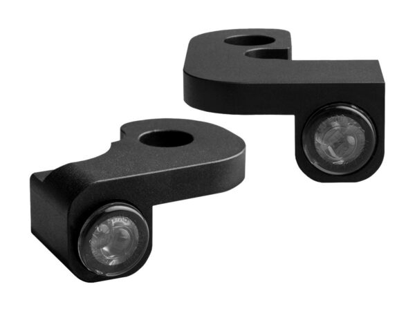 NANO Series LED Turn Signals/Position Light Black Anodized Smoke LED