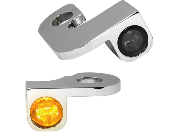 NANO Series LED Turn Signals Chrome Smoke LED — изображение 2