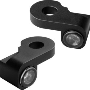 NANO Series LED Turn Signals/Position Light Black Anodized Smoke LED