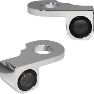 NANO Series LED Turn Signals Chrome Smoke LED