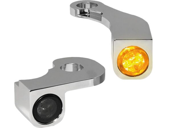NANO Series LED Turn Signals Chrome Smoke LED — изображение 2