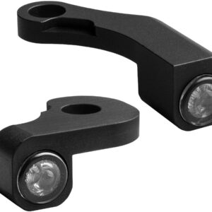 NANO Series LED Turn Signals Black Anodized Smoke LED